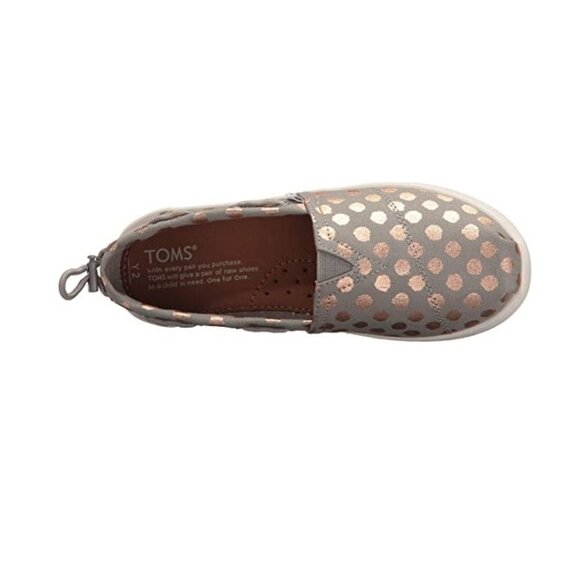 TOMS Baby Girls Bimini Rose Gold Foil Dot - Picture 3 of 6